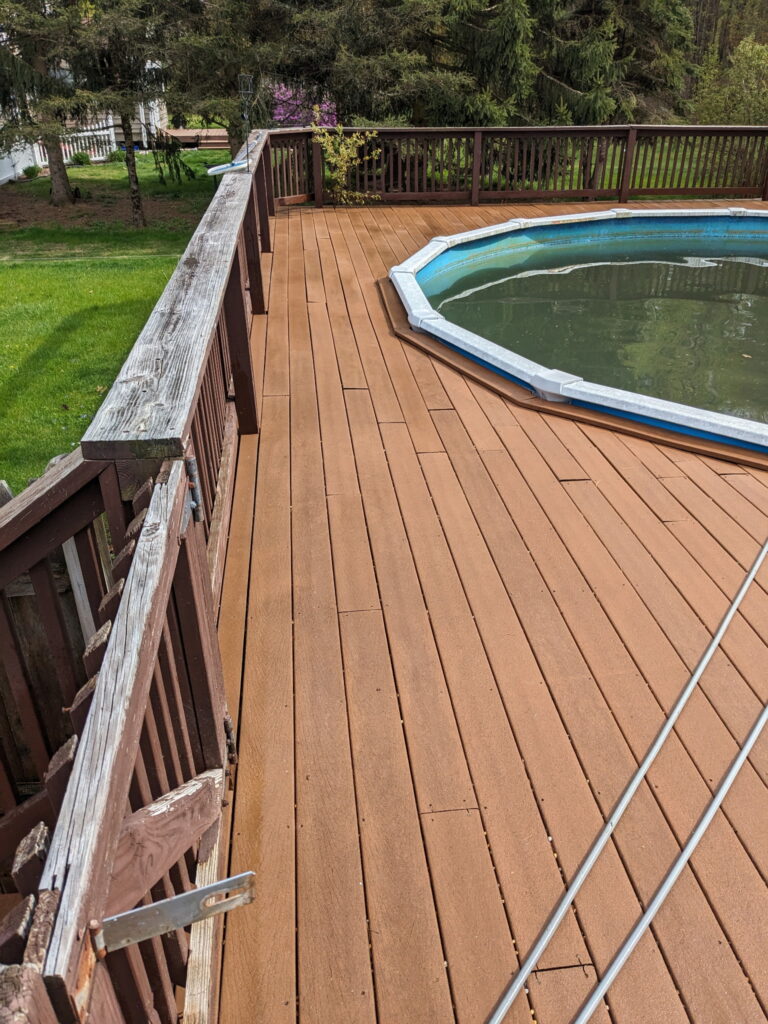 pool deck cleaning