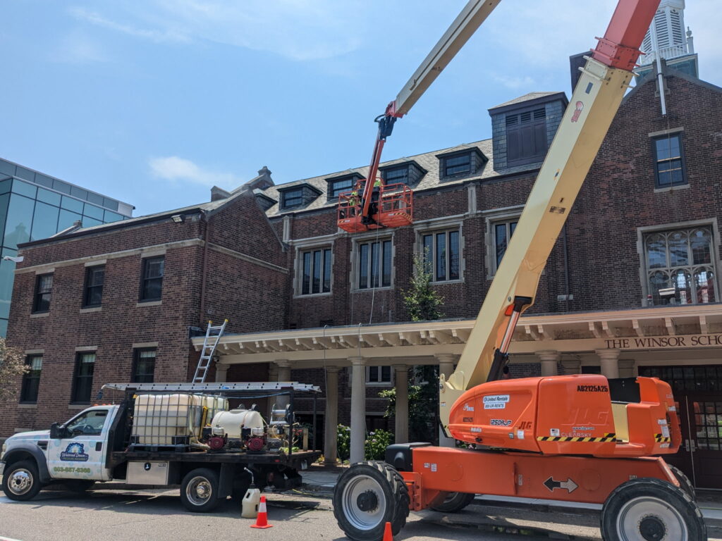 commercial pressure washing