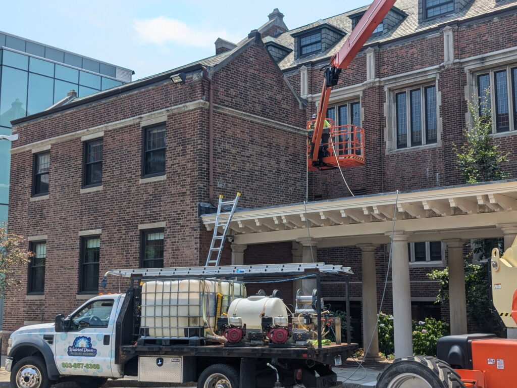 commercial pressure washing