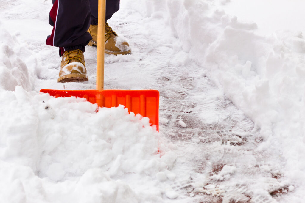 walkway and entryway clearing Concord, Bow NH